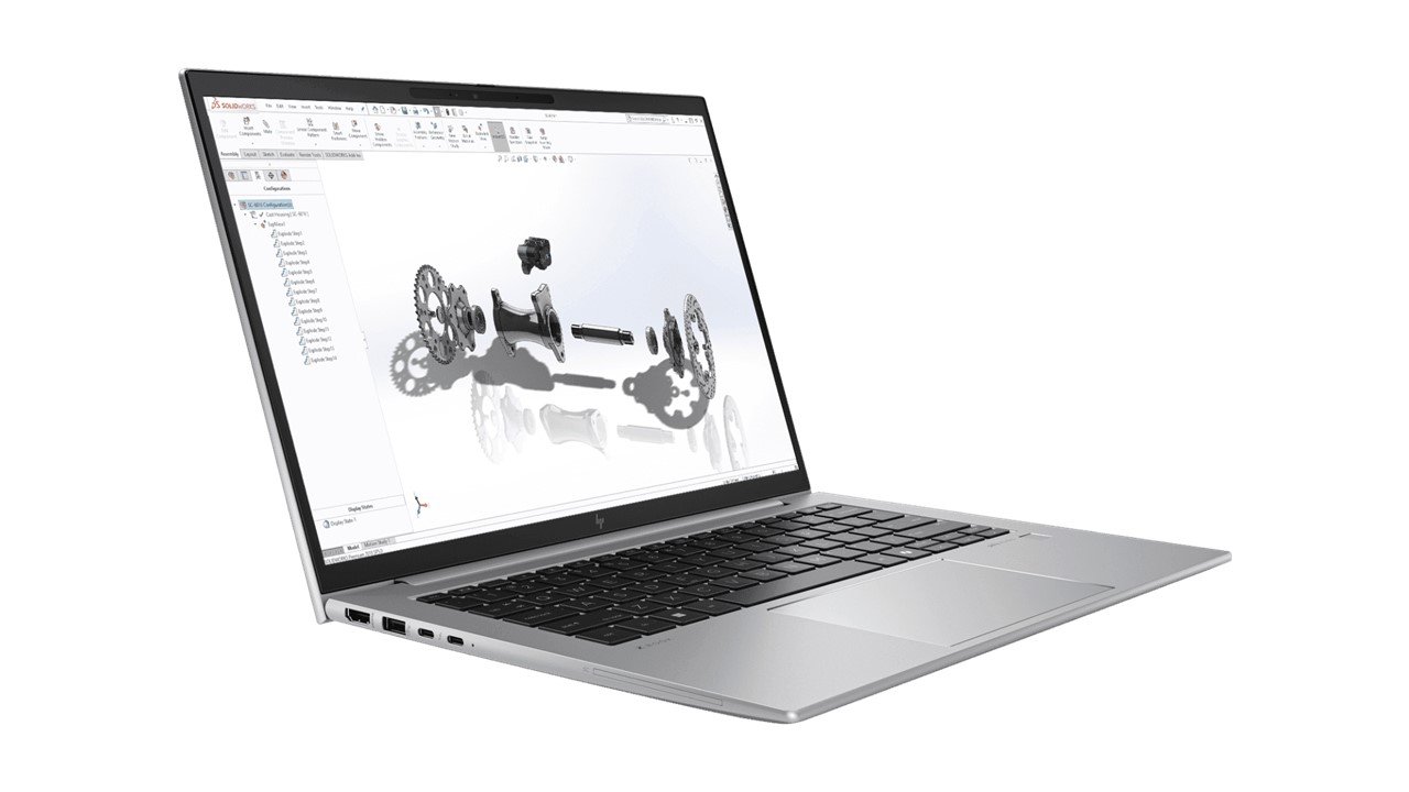 HP ZBook 8 G1i 35.6 cm (14) Mobile Workstation PC, Silver Nvidia